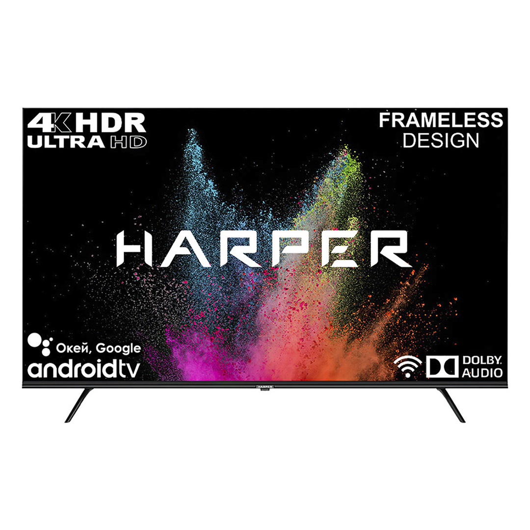 фото Ips телевизор 4k hdr tv harper 55u770ts
