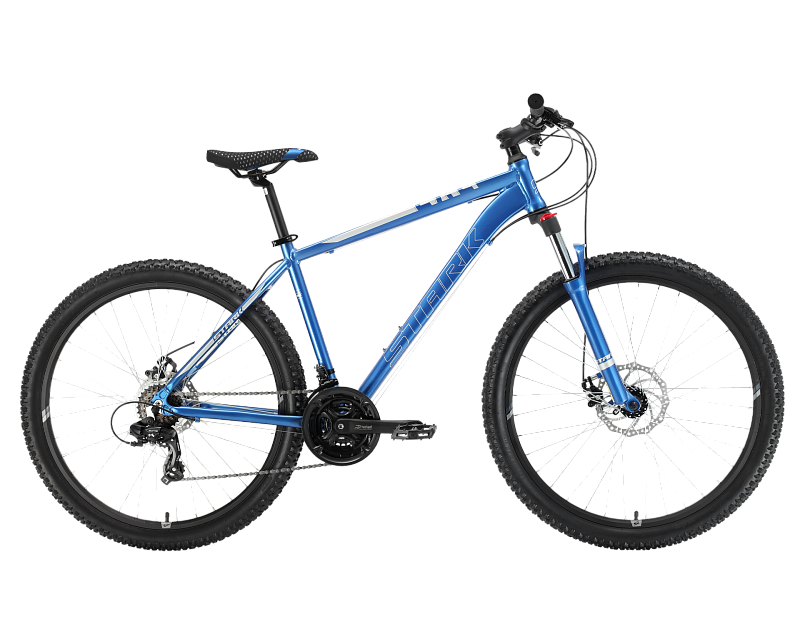 Велосипед Stark 23 Hunter 27.2 D насыщенный синий-голубой, металлик, 16