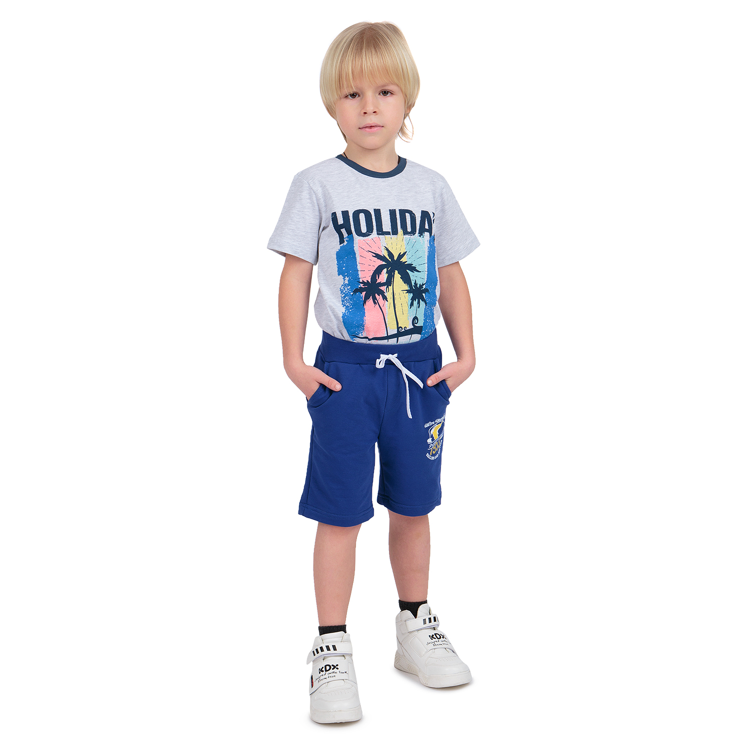 

Шорты Leader Kids Морской фрегат синий р.122, GL001068487