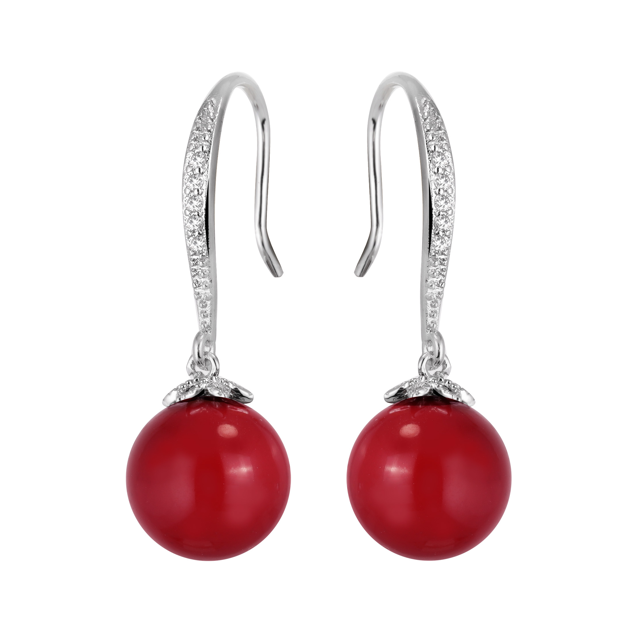 

Серьги из бижутерного сплава Ice&High Collection MS333659R1, жемчуг искусственный/хрусталь, MS333659R1