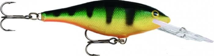 

Воблер RAPALA Shad Rap 09 /P, Зеленый;желтый, Shad Rap