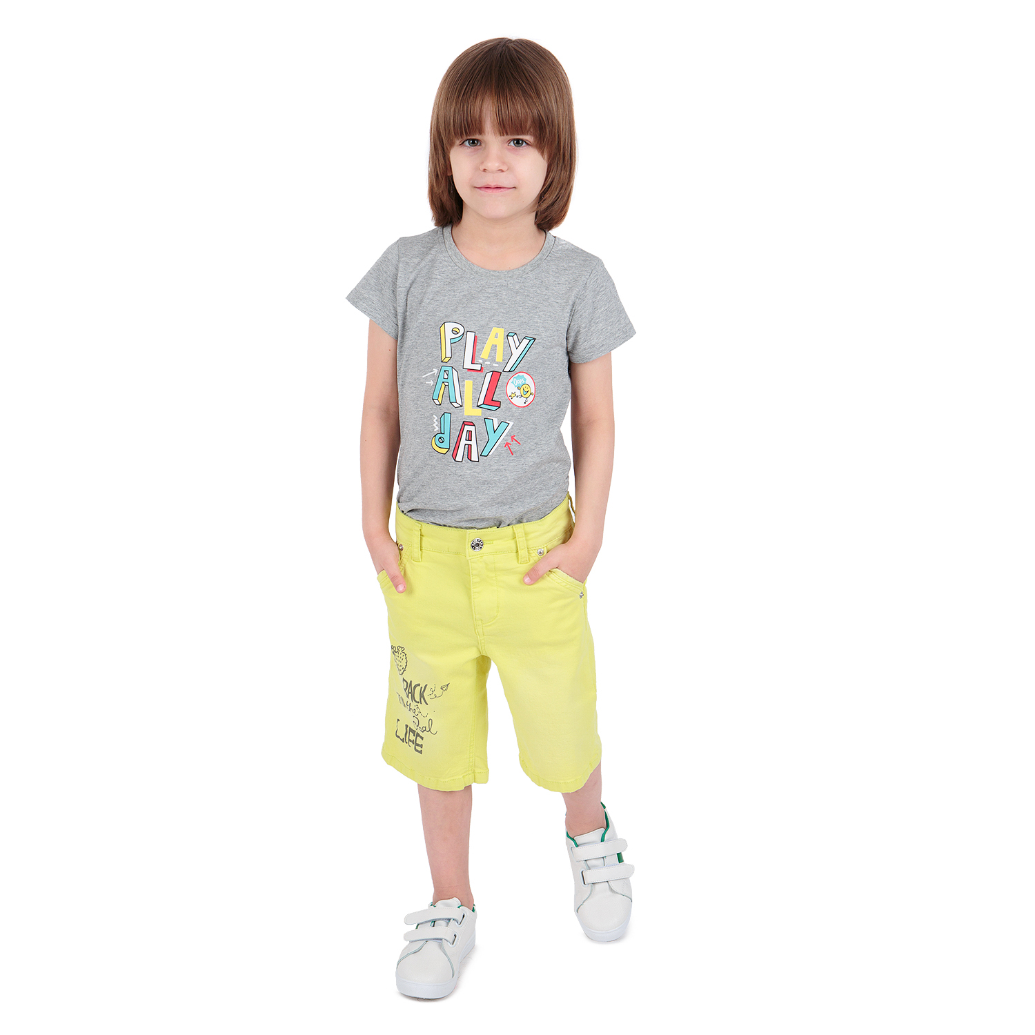 

Шорты Leader Kids желтый р.110, GL001087196