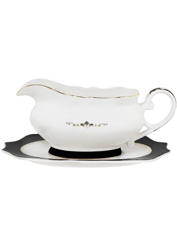 

Соусник Maria Gold Lenardi 450 мл 226-034, Белый, Соусник с блюдцем