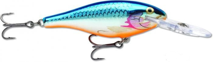 

Воблер RAPALA Shad Rap 09 /SB, Синий;белый, Shad Rap