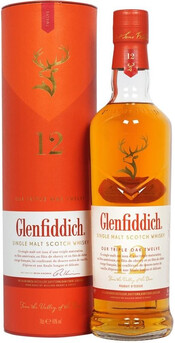 

Виски Glenfiddich 12 Years Old Triple Oak в тубе 40% 0,7 л
