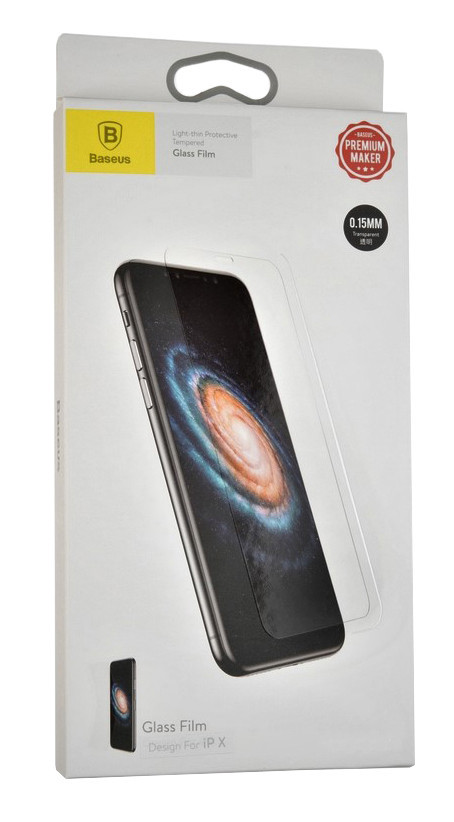 

Защитное стекло Baseus для iPhone X 0,15мм (SGAPIPHX-GSB02)