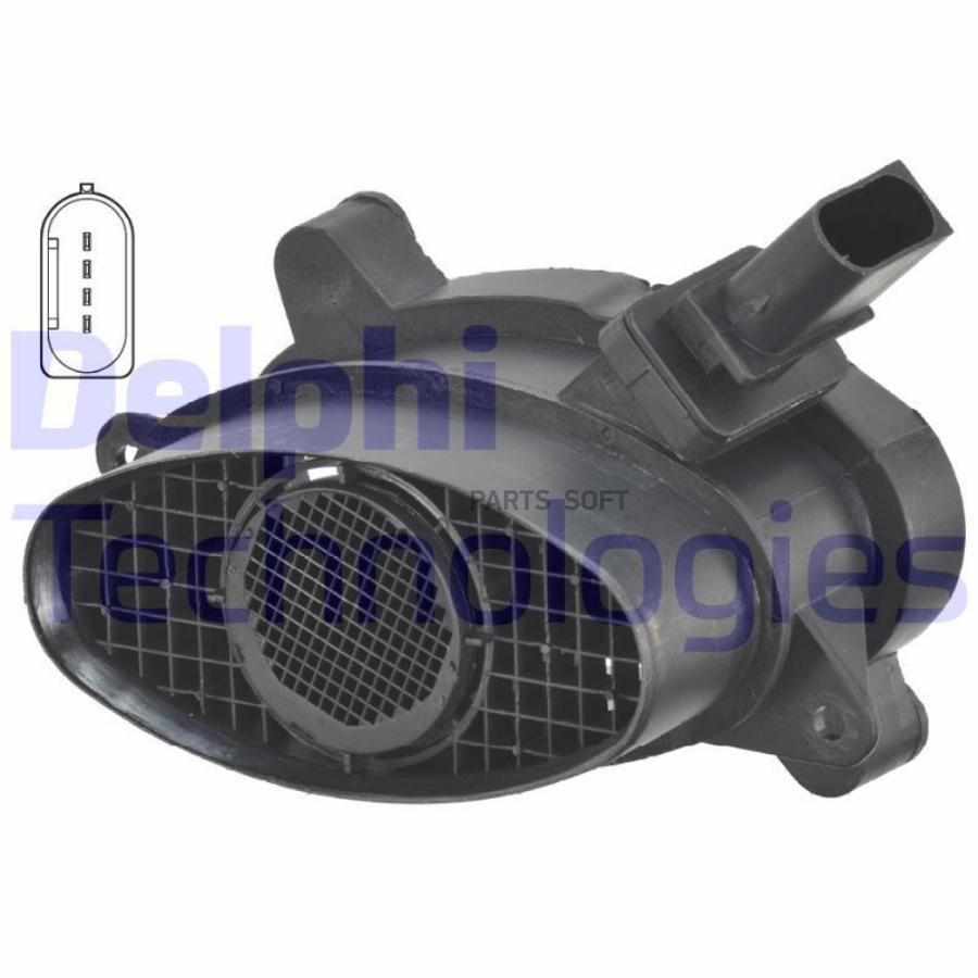 DELPHI AF1030312B1 AF10303-12B1 измеритель массы воздуха \ BMW E46/E81/E90/E60/E65/E83/E53