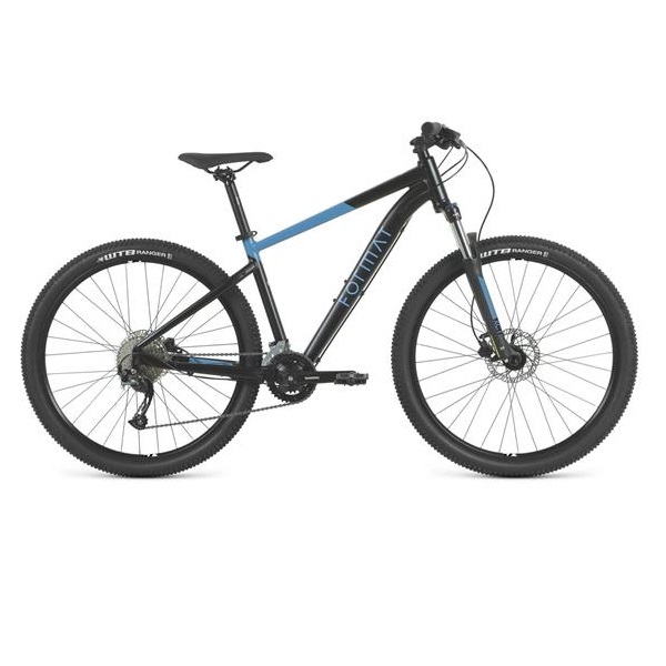 Велосипед Format 275 1412 2023 года рама L черный матовый синий матовый 6992000₽