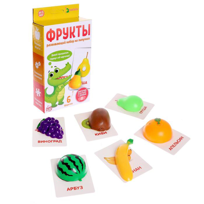 

Развивающая игрушка ZABIAKA развивающая, Фрукты 5541154