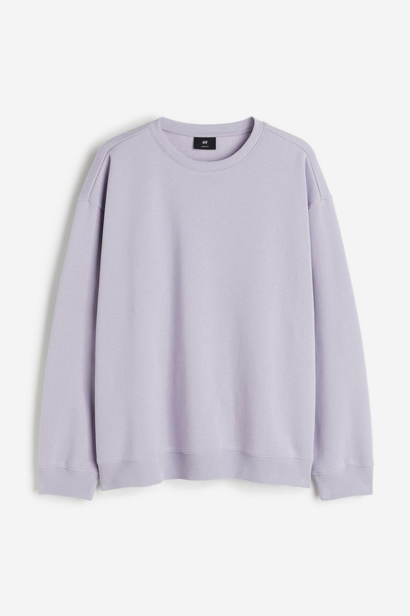 

Свитшот мужской H&M 0970818 фиолетовый XS, 0970818