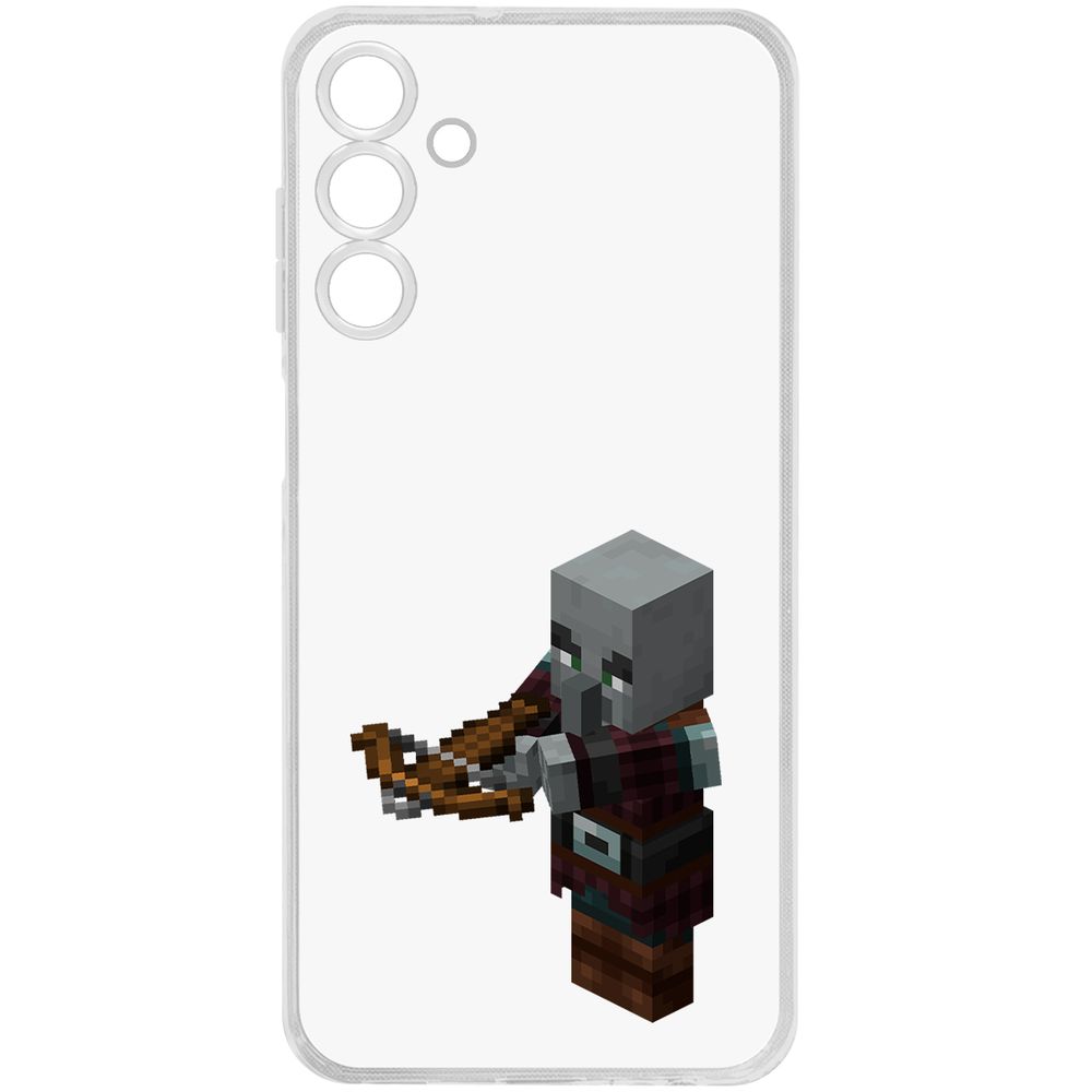 

Чехол-накладка Krutoff Clear Case Minecraft-Разбойник для Samsung Galaxy A15 4G (A155), Прозрачный