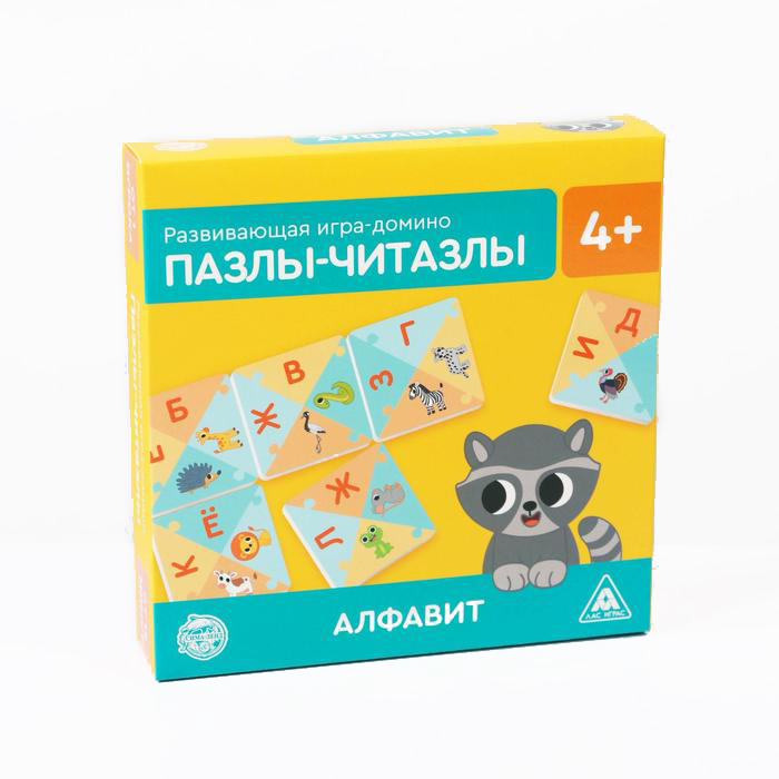 

Развивающая игрушка Лас Играс Пазл-читазлы, Алфавит, 4+