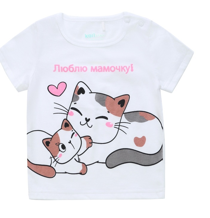 Футболка детская Kari Baby SS24B02300501 белый 68 349₽