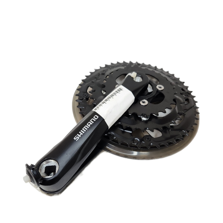 Шатуны велосипедные Shimano система ALIVIO FC-M361-L 28-38-48Т 170мм