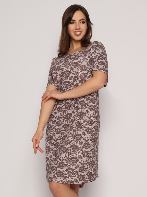 

Ночная сорочка женская Fashion Margo СН0064 розовая 50 RU, Розовый, СН0064