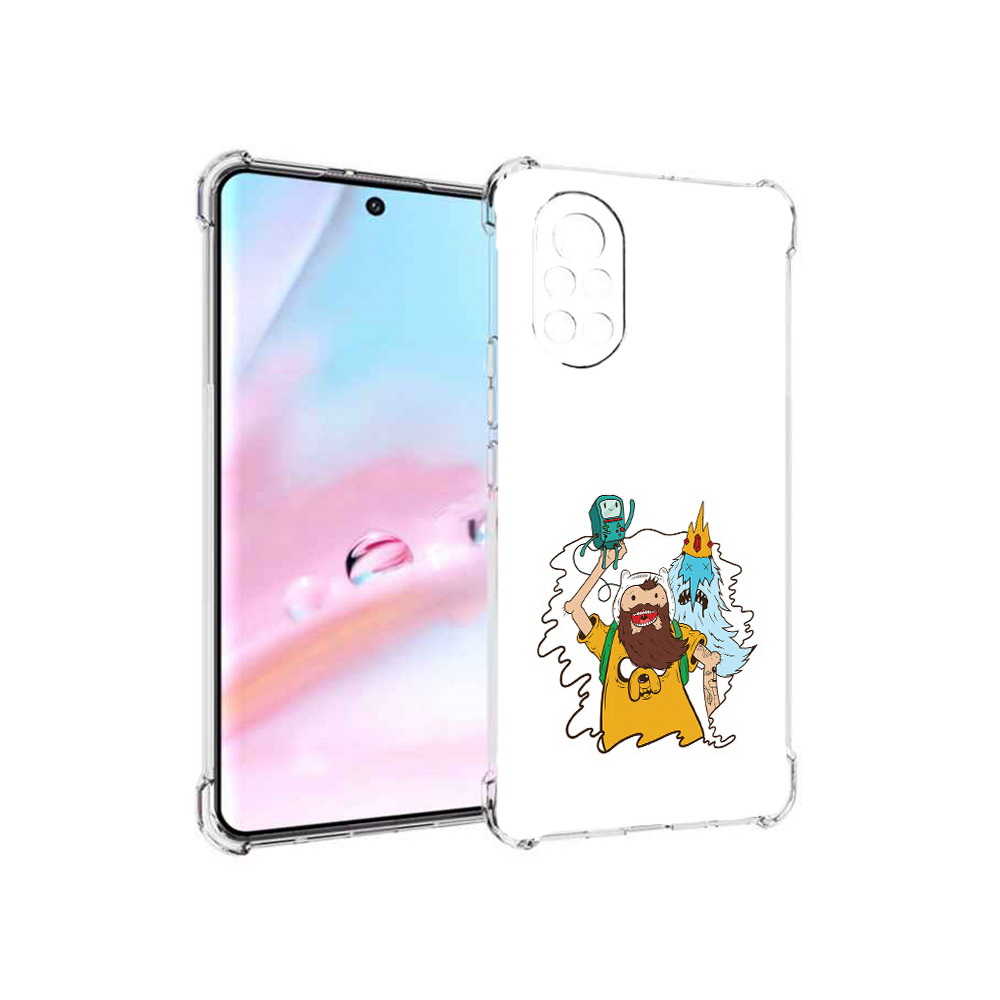 

Чехол MyPads время приключений старый Финн для Huawei Nova 8 (ANG-LX1), Прозрачный, Tocco