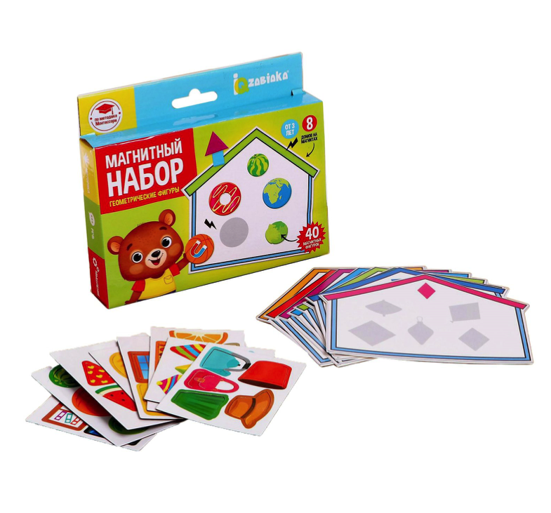 

Развивающая игра ZABIAKA Геометрические фигуры 5218376