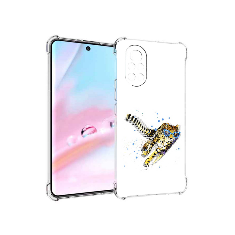 

Чехол MyPads гепард в очках для Huawei Nova 8 (ANG-LX1), Прозрачный, Tocco
