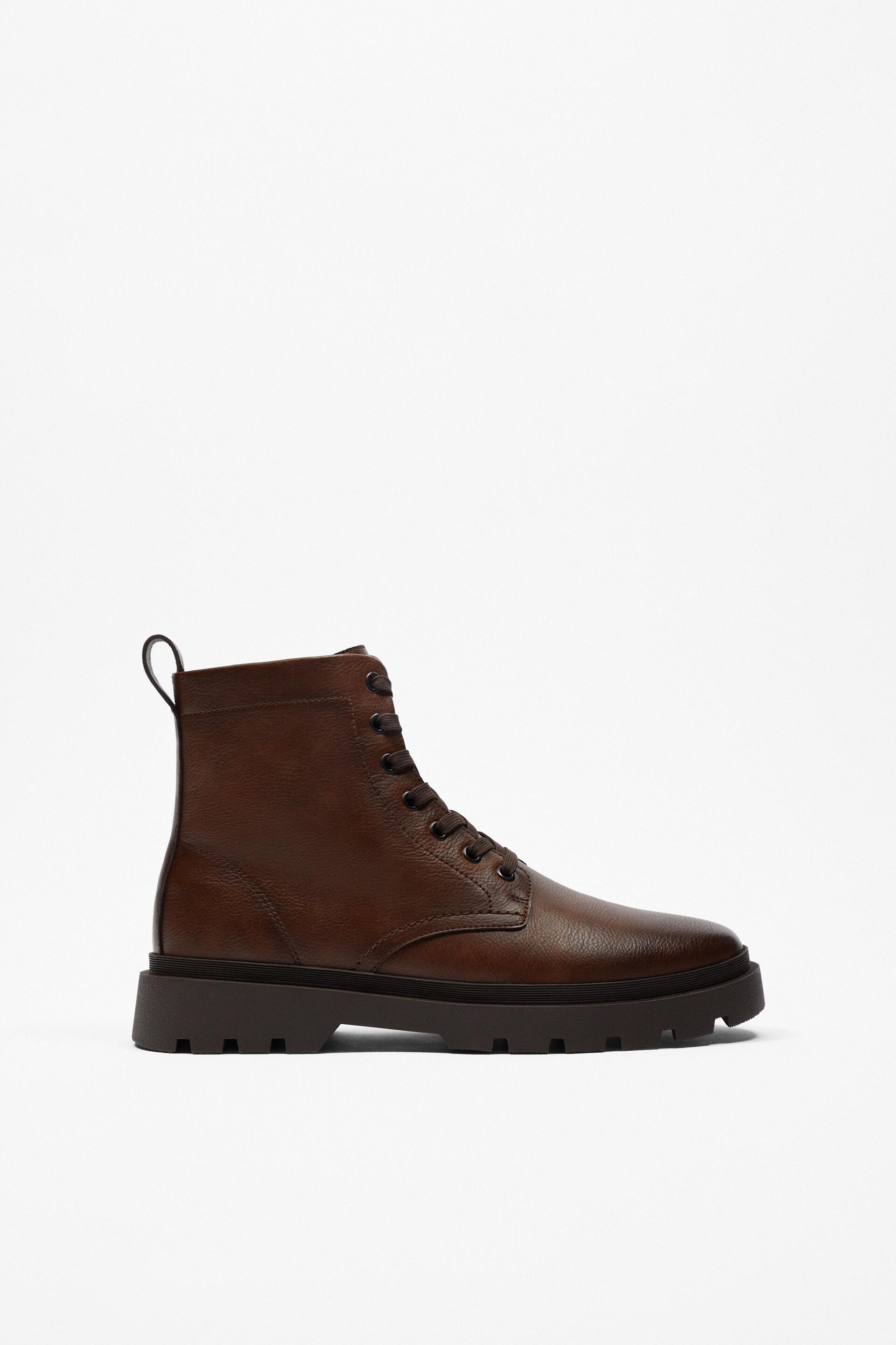 

Ботинки мужские ZARA 177653 коричневые 45 RU (доставка из-за рубежа), 177653