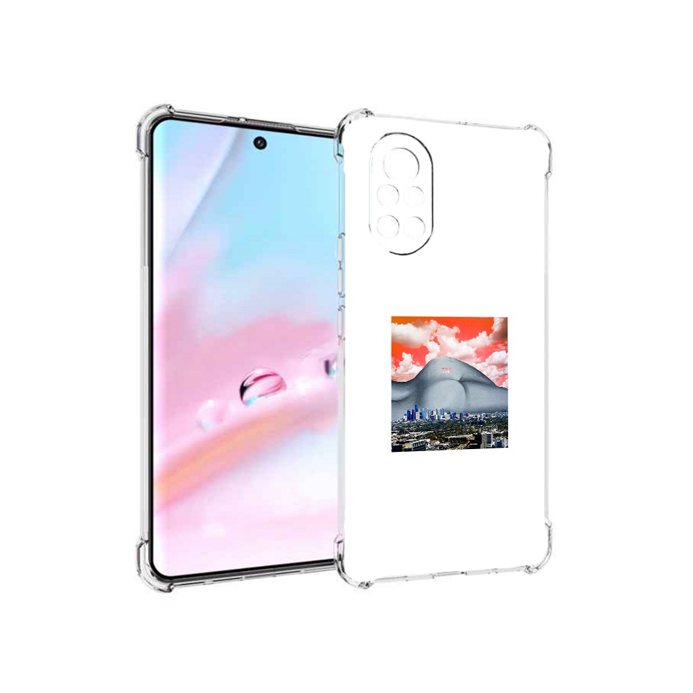 

Чехол MyPads город с девушкой на фоне для Huawei Nova 8 (ANG-LX1), Прозрачный, Tocco