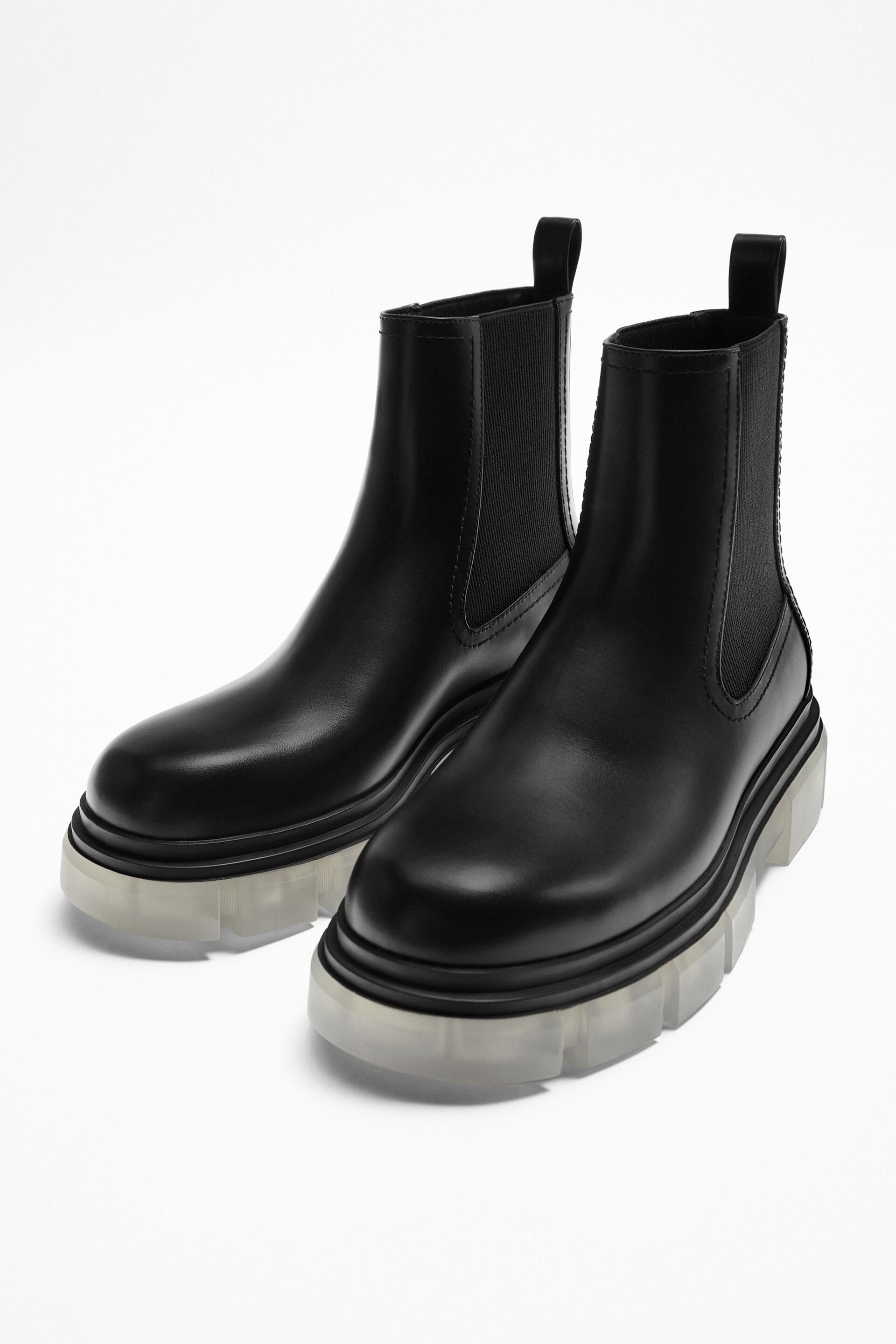 

Ботинки мужские ZARA 12002120 черные 42 EU (доставка из-за рубежа), Черный, 12002120