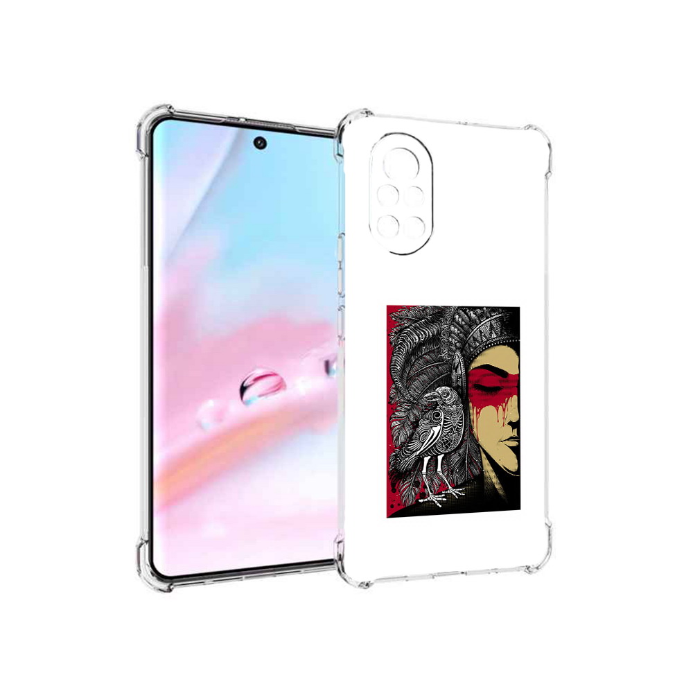 

Чехол MyPads девушка с вороном в абстракции для Huawei Nova 8 (ANG-LX1), Прозрачный, Tocco