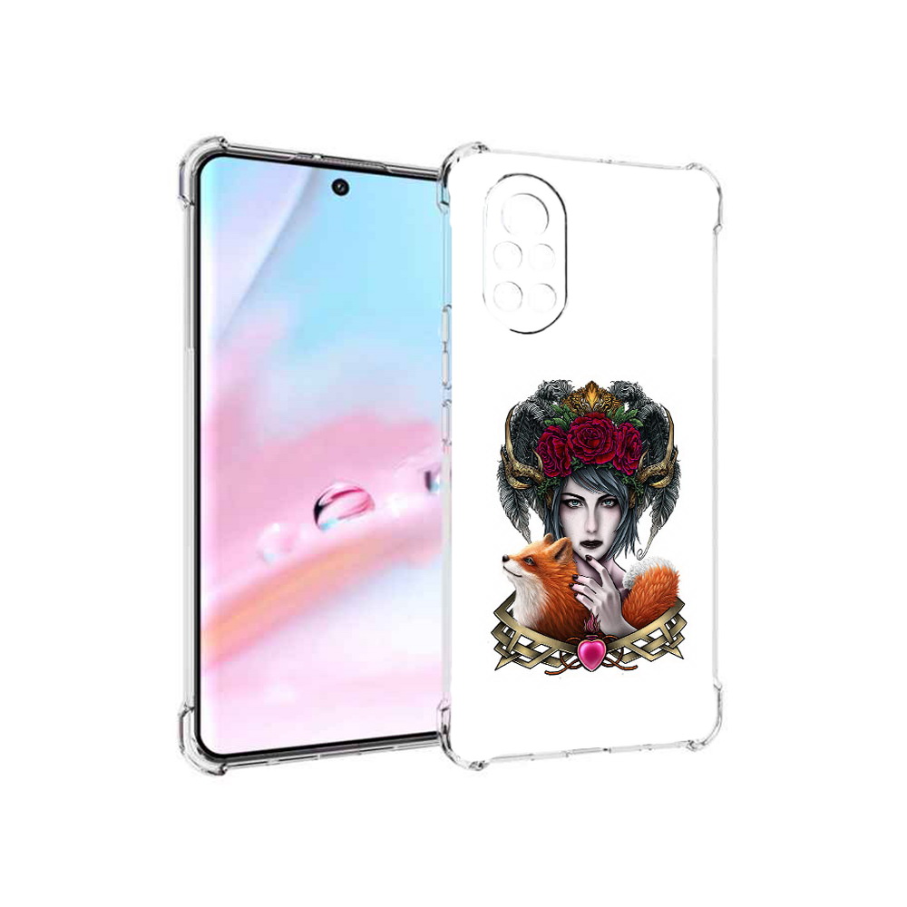 

Чехол MyPads девушка с лисой для Huawei Nova 8 (ANG-LX1), Прозрачный, Tocco