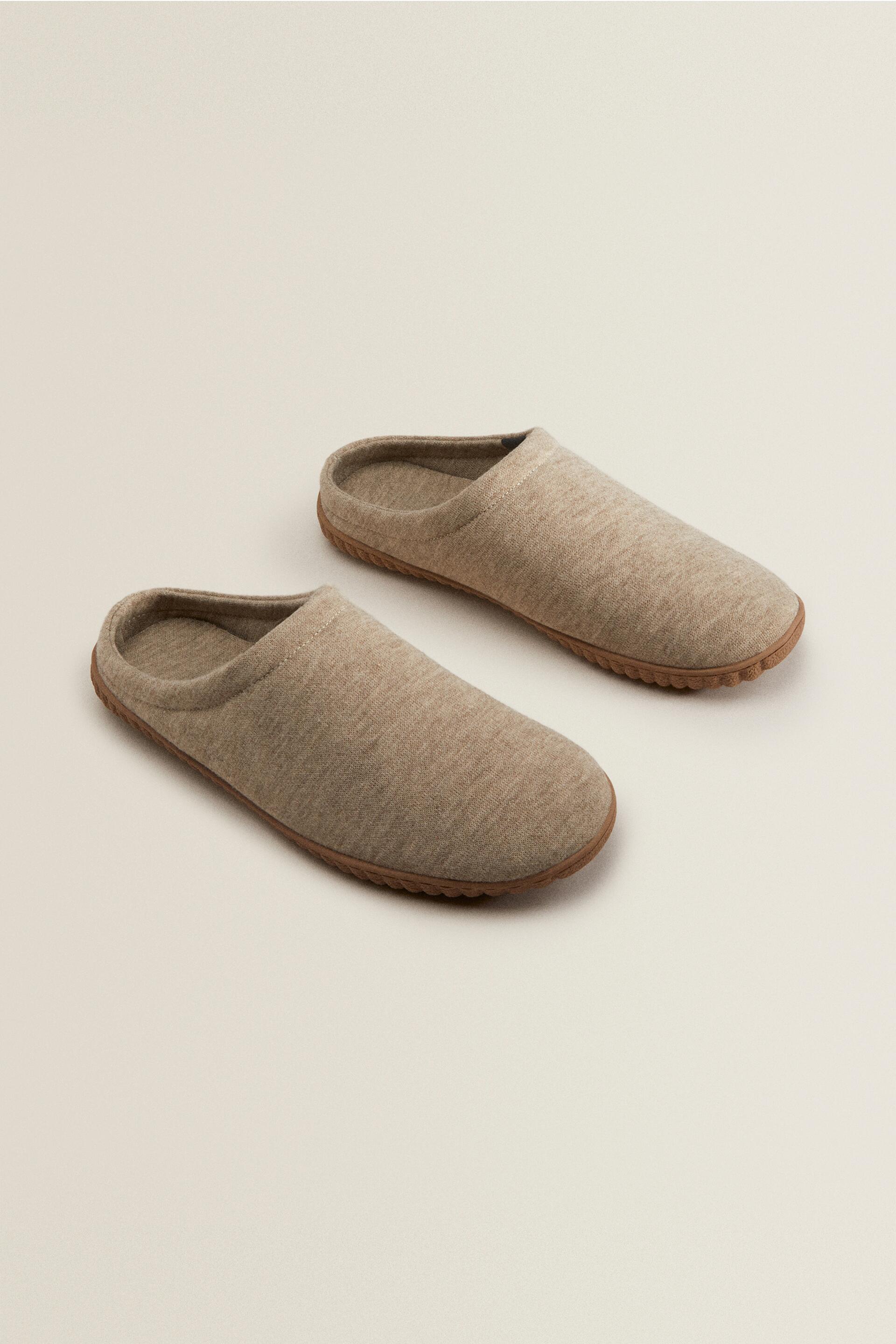 фото Тапочки мужские zara 233887 белые 42 ru (доставка из-за рубежа)