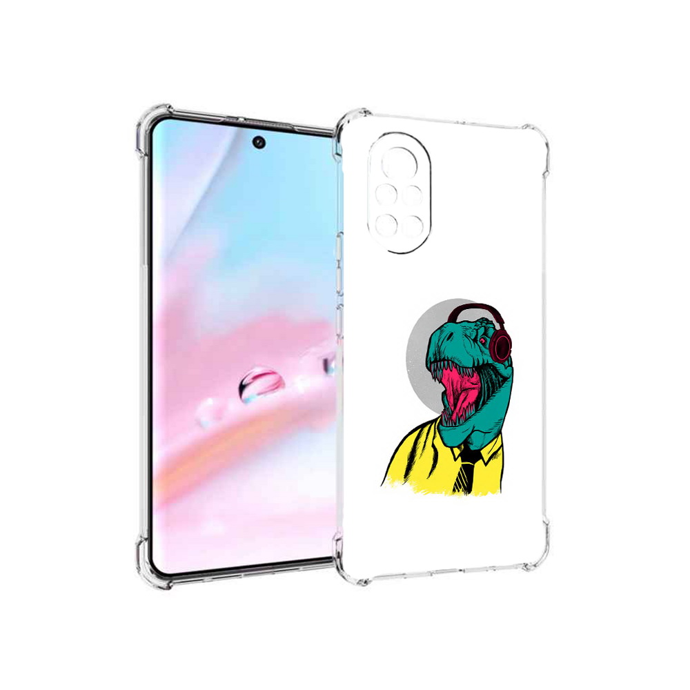 

Чехол MyPads дино для Huawei Nova 8 (ANG-LX1), Прозрачный, Tocco