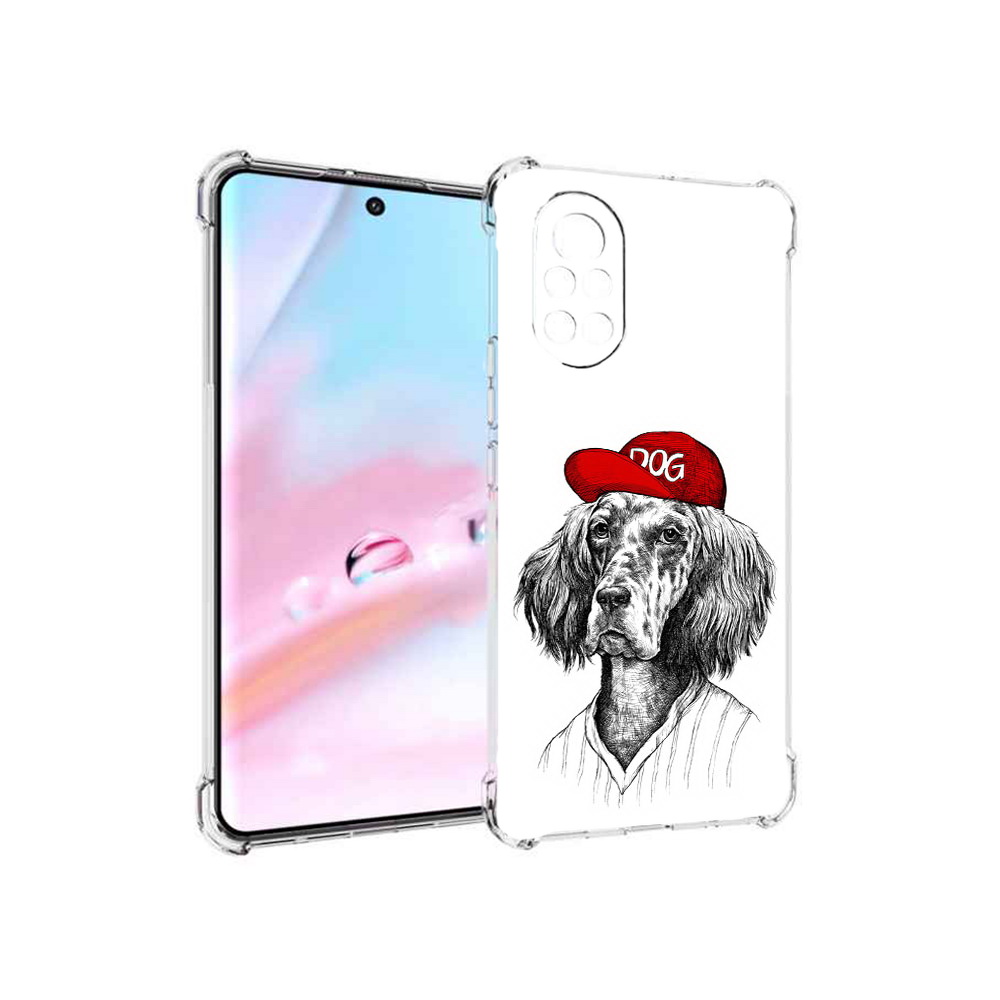 

Чехол MyPads дог для Huawei Nova 8 (ANG-LX1), Прозрачный, Tocco