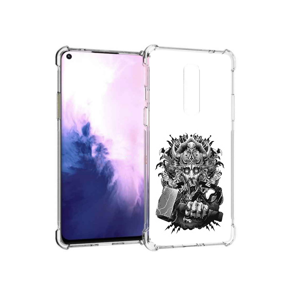 

Чехол MyPads Tocco для OnePlus 8 злой тор (PT147214.134.363), Прозрачный, Tocco