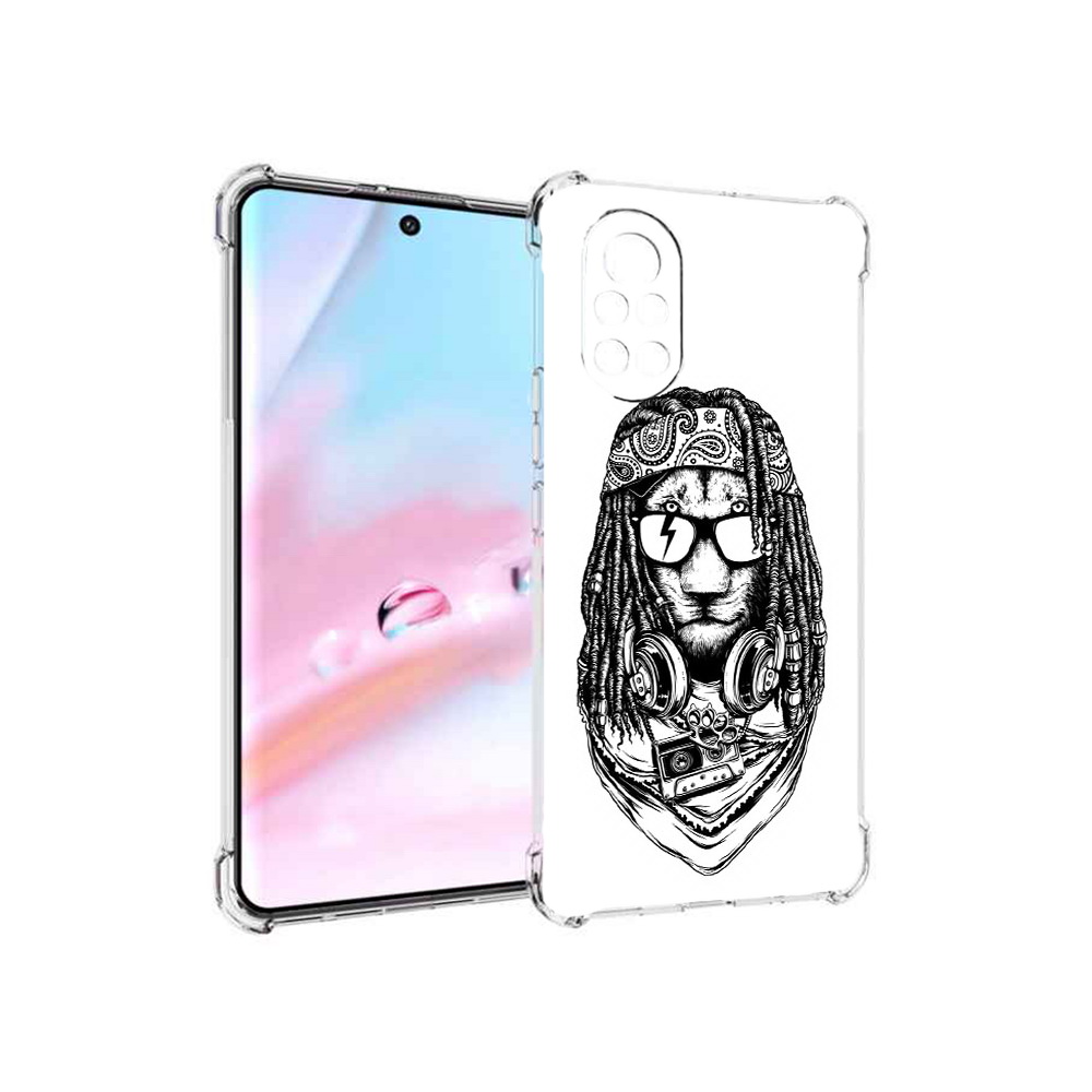 

Чехол MyPads дреды льва для Huawei Nova 8 (ANG-LX1), Прозрачный, Tocco