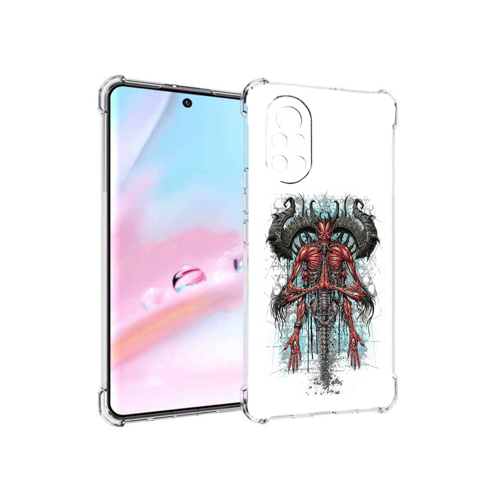 

Чехол MyPads дьявол для Huawei Nova 8 (ANG-LX1), Прозрачный, Tocco