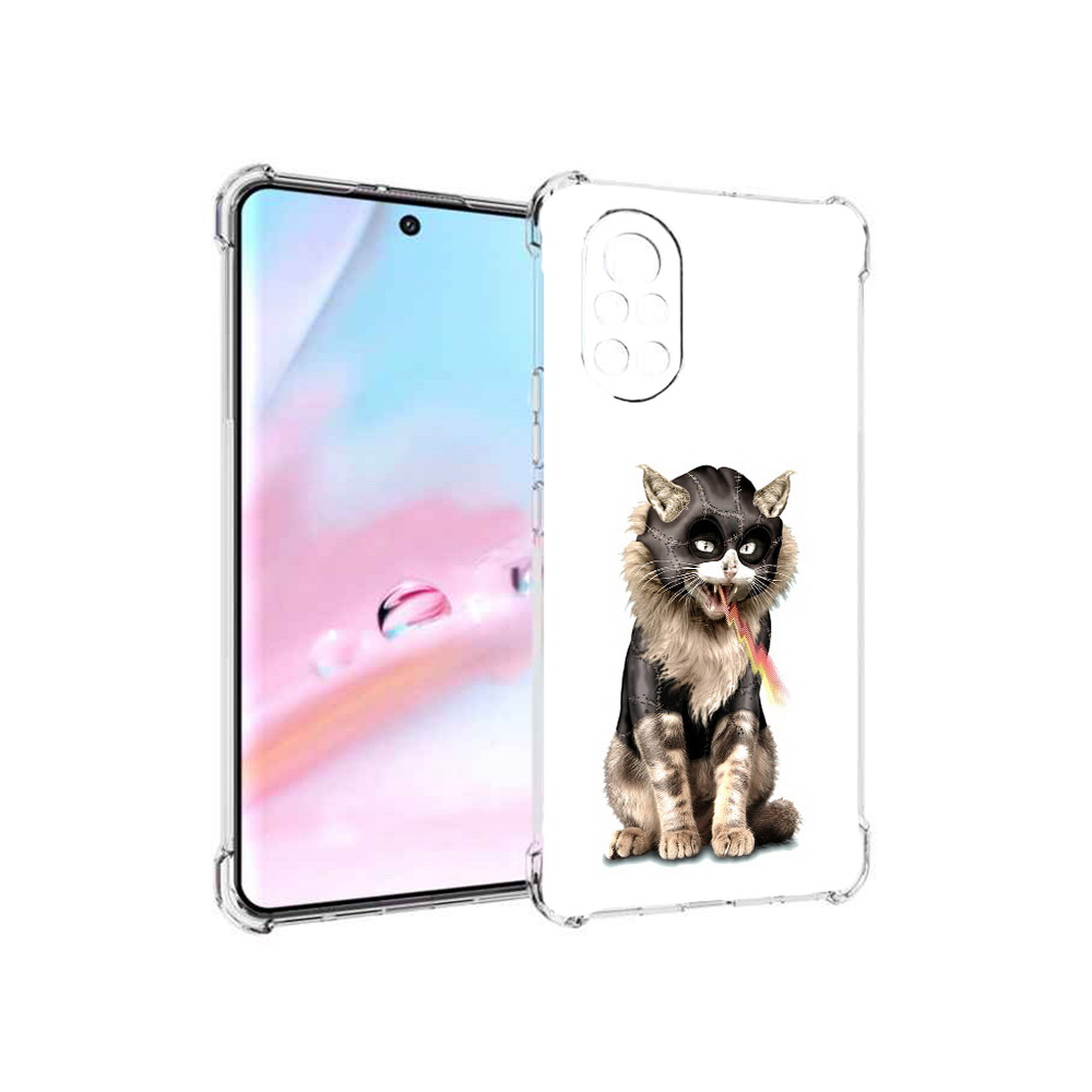 

Чехол MyPads дьяволский кот для Huawei Nova 8 (ANG-LX1), Прозрачный, Tocco