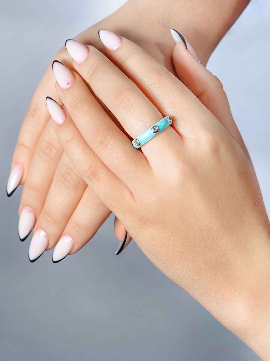 

Кольцо из серебра р.  L-Silver КО-R4A8M094-г, фианит, КО-R4A8M094-г