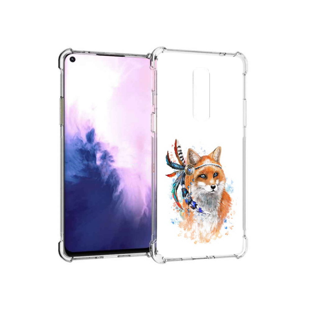 

Чехол MyPads Tocco для OnePlus 8 инду лиса (PT147214.134.377), Прозрачный, Tocco