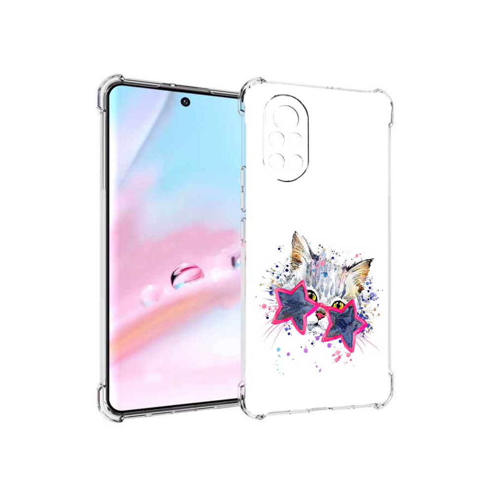 

Чехол MyPads звездные очки для Huawei Nova 8 (ANG-LX1), Прозрачный, Tocco