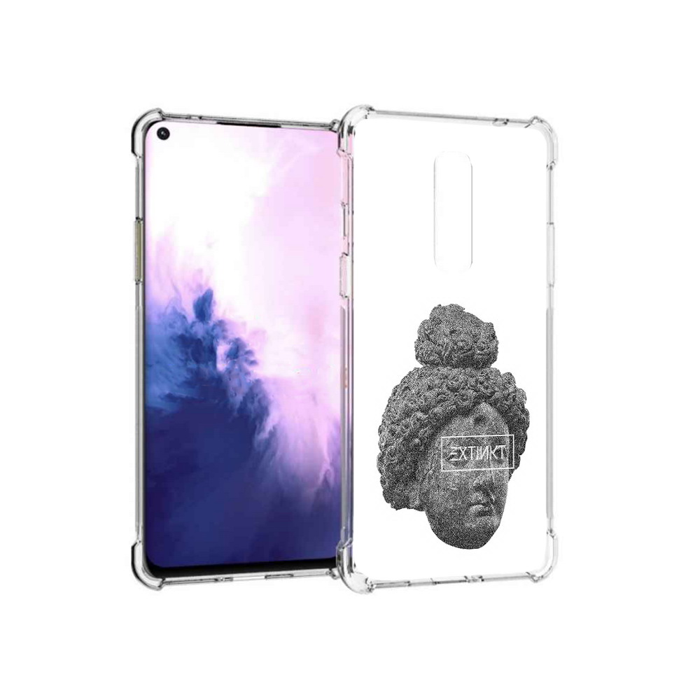 Чехол MyPads Tocco для OnePlus 8 каменное лицо девушки (PT147214.134.383)