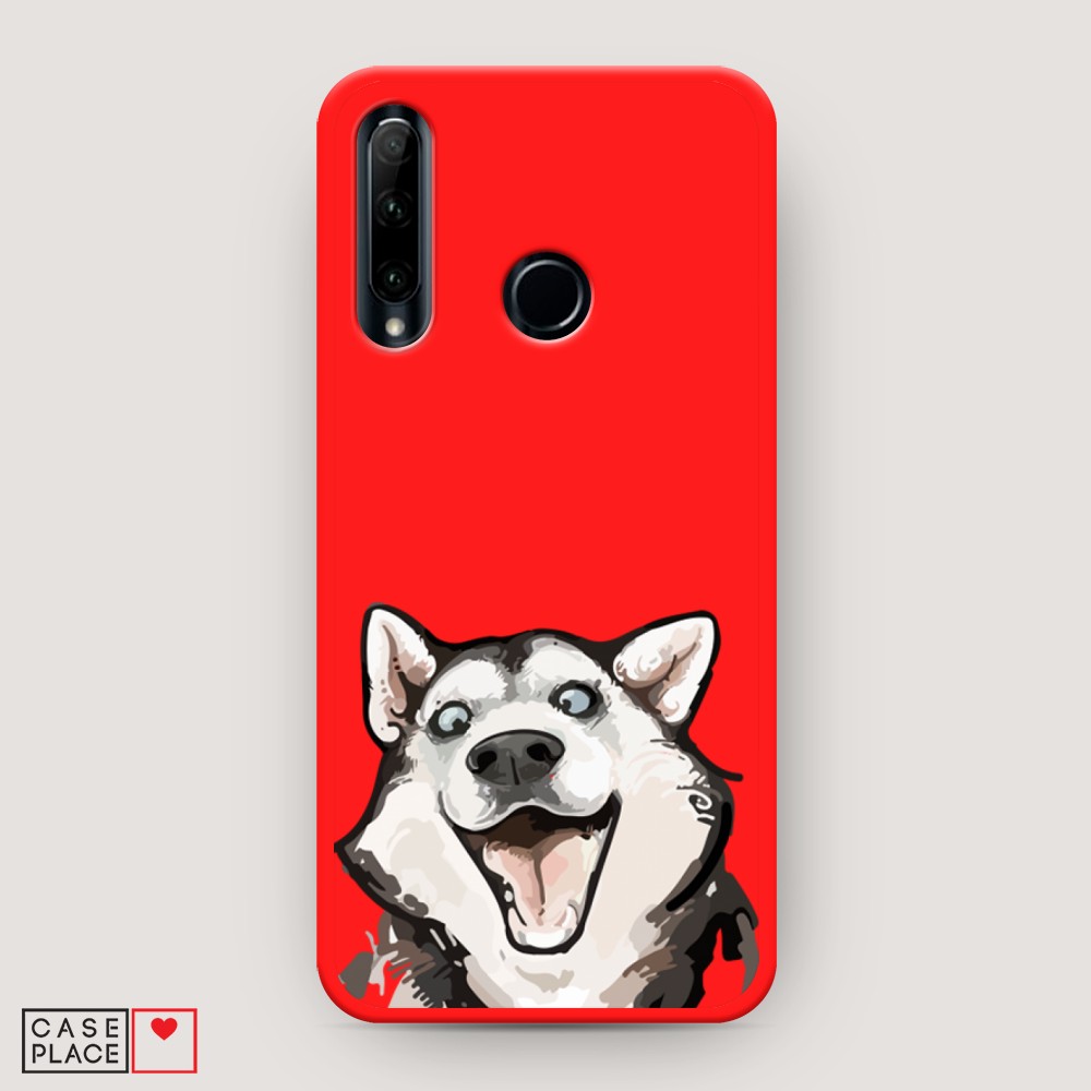

Чехол Awog на Honor 10i/20 Lite 2019/20e/Huawei P Smart Plus 2019 "Радостный хаски"