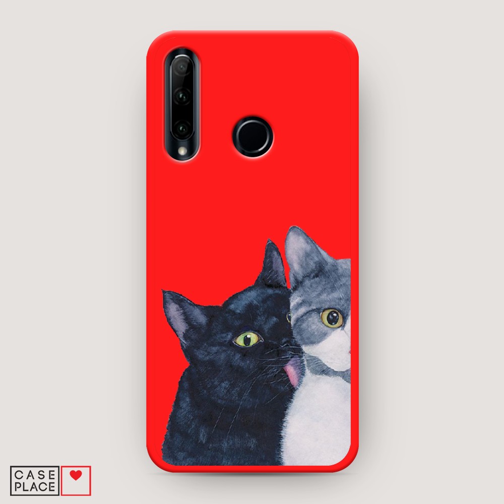 

Чехол Awog на Honor 10i/20 Lite 2019/20e/Huawei P Smart Plus 2019 "Кошачья любовь"