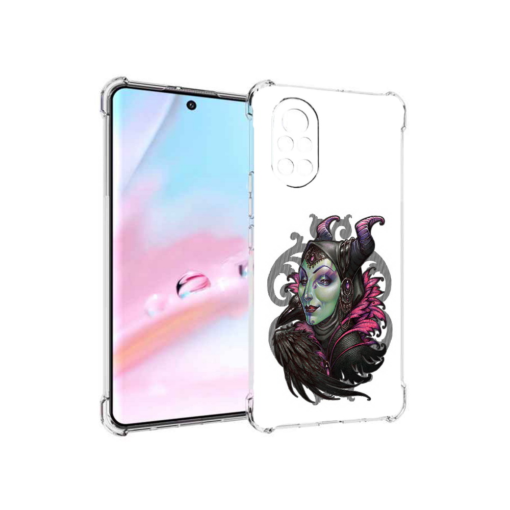 

Чехол MyPads зеленая девушка с вороном для Huawei Nova 8 (ANG-LX1), Прозрачный, Tocco