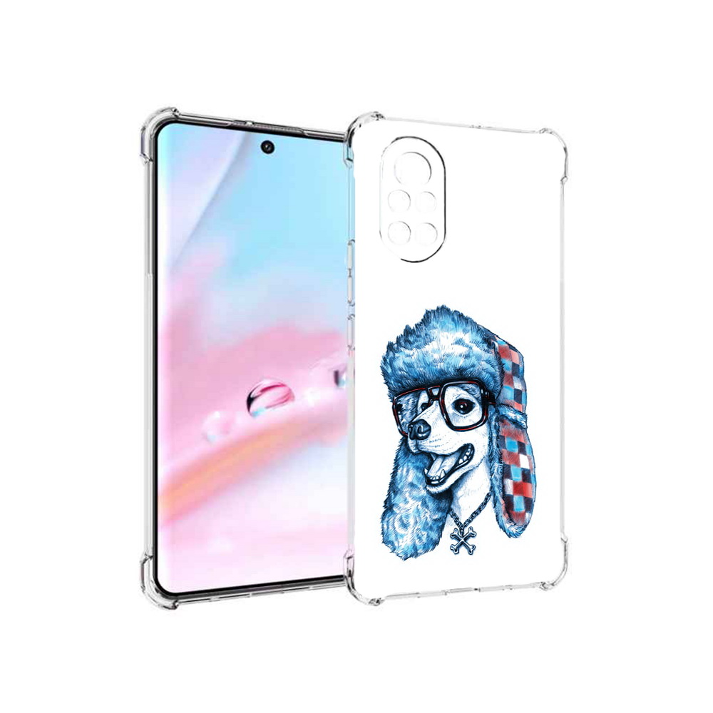 

Чехол MyPads зимний пес для Huawei Nova 8 (ANG-LX1), Прозрачный, Tocco