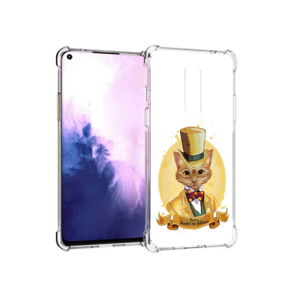 

Чехол MyPads Tocco для OnePlus 8 кот юрист (PT147214.134.401), Прозрачный, Tocco