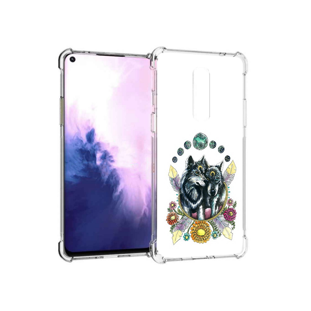 

Чехол MyPads Tocco для OnePlus 8 красивые волки абстракция (PT147214.134.408), Прозрачный, Tocco