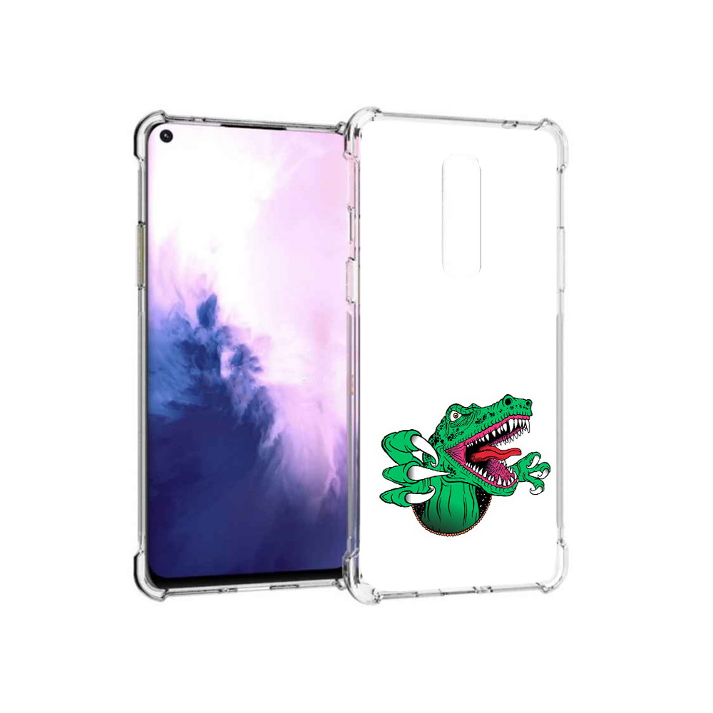 

Чехол MyPads Tocco для OnePlus 8 крокодил (PT147214.134.417), Прозрачный, Tocco