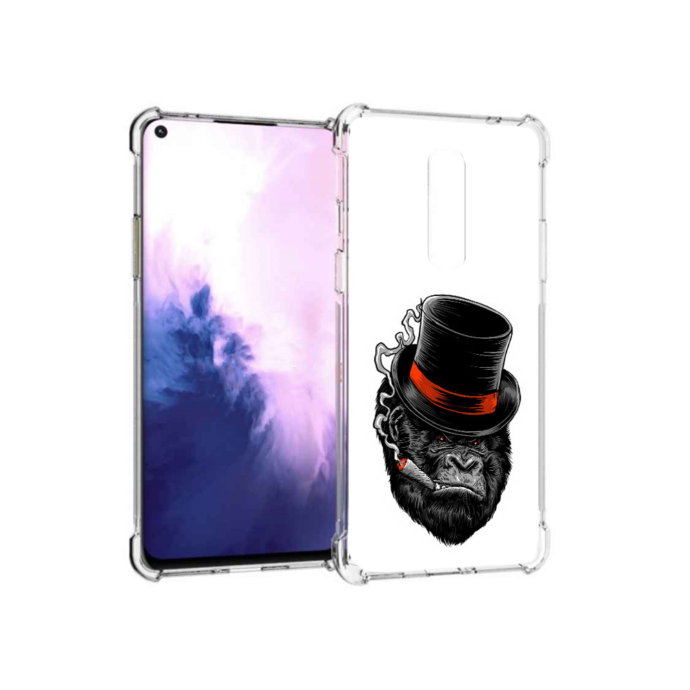 

Чехол MyPads Tocco для OnePlus 8 дизайнерская горилла (PT147214.134.431), Прозрачный, Tocco