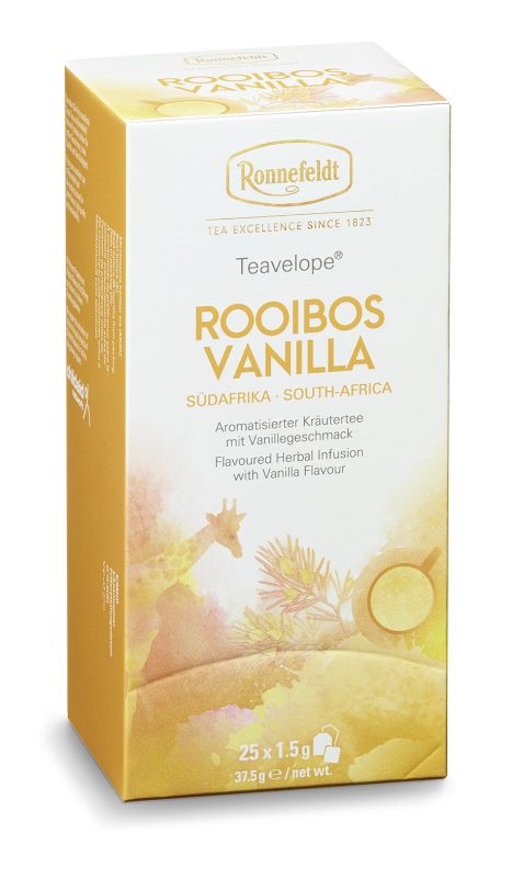 Чай ароматизированный травяной Ronnefeldt Teavelope Rooibos Vanille 25 х 25 шт