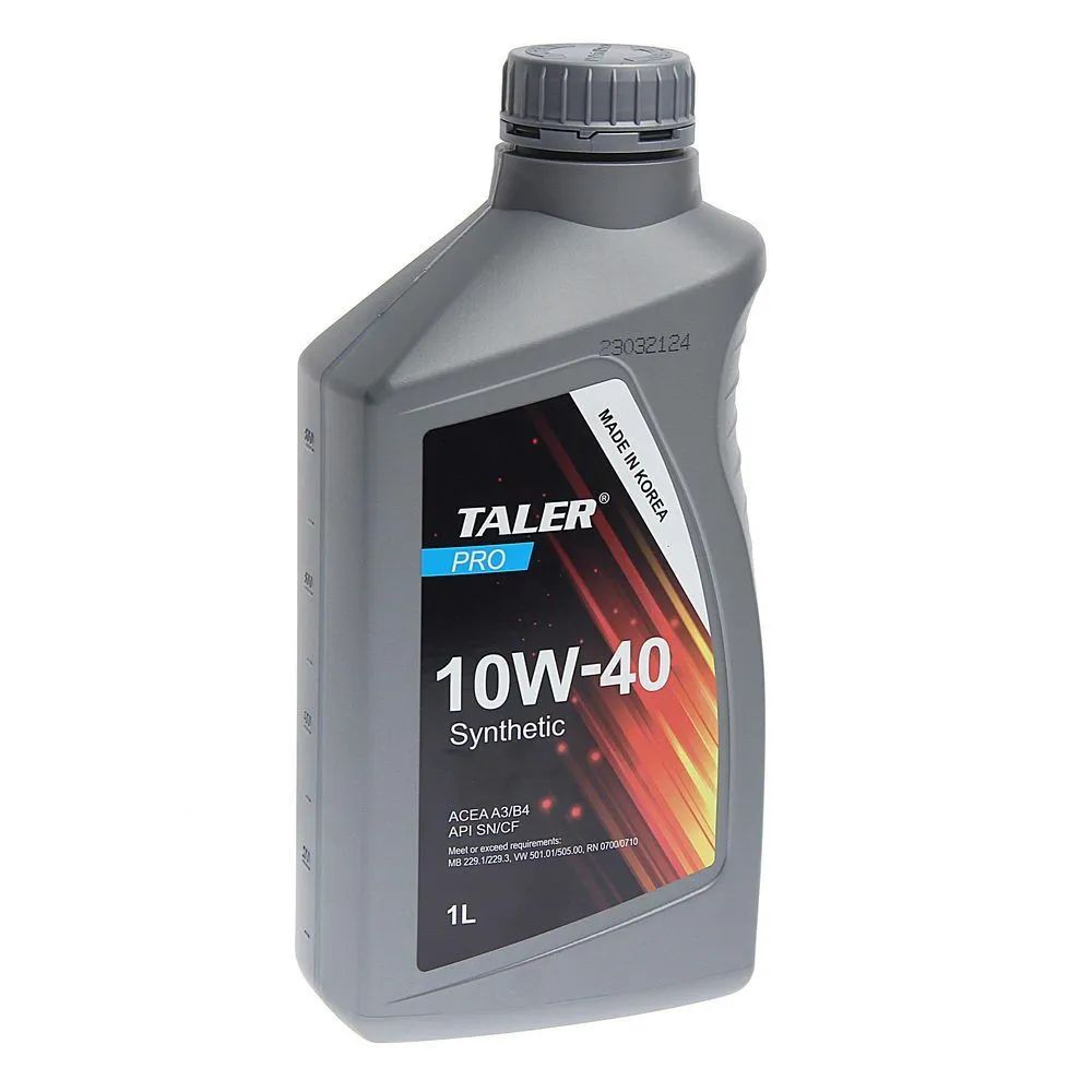 

Моторное масло TalleR полусинтетическое PRO A3/B4 10W40 1л, TALER PRO
