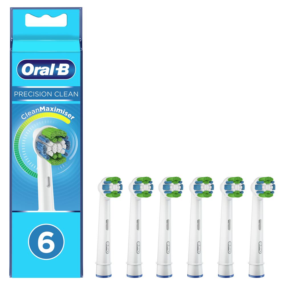 фото Насадки для зубной щетки oral-b eb20rb precision clean 6 шт