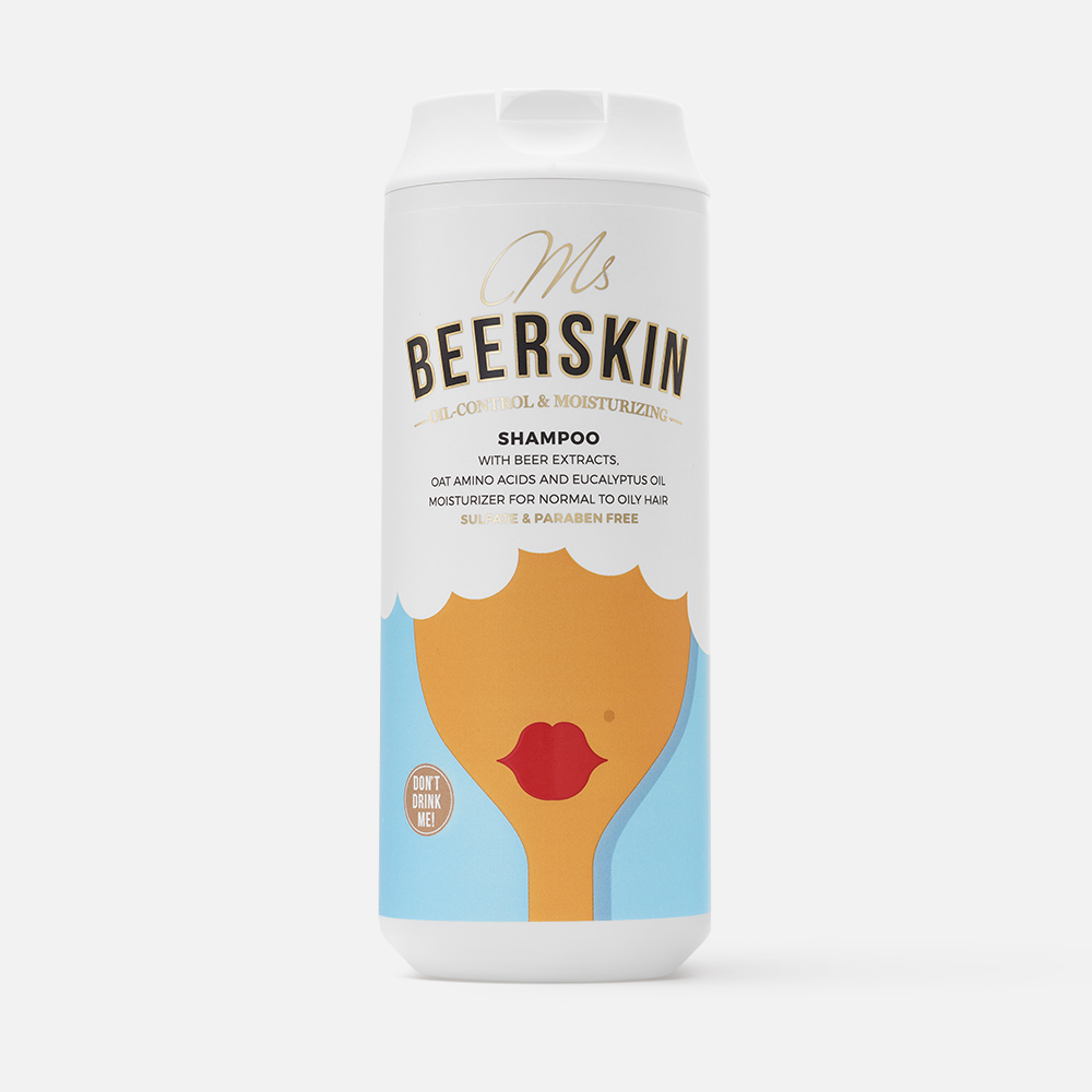 Шампунь Beerskin Oil Control & Moisturizing для норм. и жирных волос, увлажняющий, 440 мл la roche posay витамин с крем филлер для заполнения морщин для норм комб кожи 40 мл